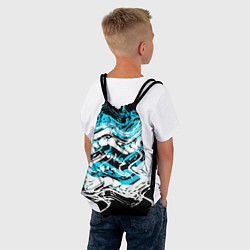Рюкзак-мешок Blue Combo, цвет: 3D-принт — фото 2