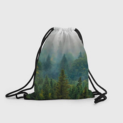 Рюкзак-мешок Лес, цвет: 3D-принт