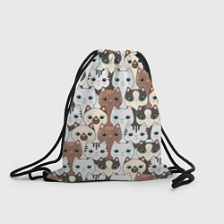 Рюкзак-мешок Животные, цвет: 3D-принт