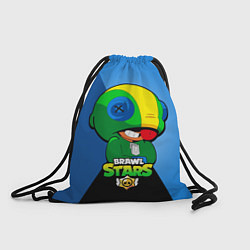 Рюкзак-мешок LEON - BRAWL STARS, цвет: 3D-принт