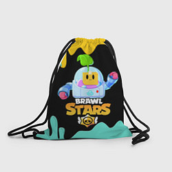 Рюкзак-мешок BRAWL STARS SPROUT, цвет: 3D-принт