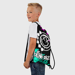 Рюкзак-мешок Blink-182 5, цвет: 3D-принт — фото 2