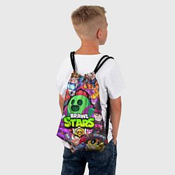Рюкзак-мешок BRAWL STARS SPIKE, цвет: 3D-принт — фото 2