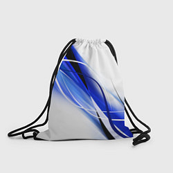 Рюкзак-мешок GEOMETRY STRIPES BLUE, цвет: 3D-принт
