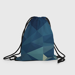 Рюкзак-мешок DARK BLUE, цвет: 3D-принт