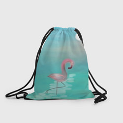 Рюкзак-мешок Фламинго, цвет: 3D-принт