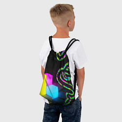 Рюкзак-мешок RAZER, цвет: 3D-принт — фото 2