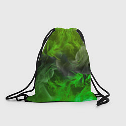 Рюкзак-мешок ЗЕЛЁНЫЙ ОГОНЬ, цвет: 3D-принт
