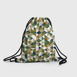 Рюкзак-мешок Хипстерские треугольники, цвет: 3D-принт