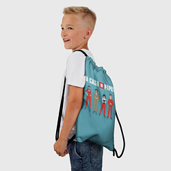 Рюкзак-мешок БУМАЖНЫЙ ДОМ, цвет: 3D-принт — фото 2