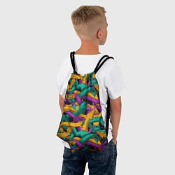 Рюкзак-мешок Граффити, цвет: 3D-принт — фото 2