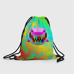 Рюкзак-мешок 6IX9INE 69 SHARK, цвет: 3D-принт