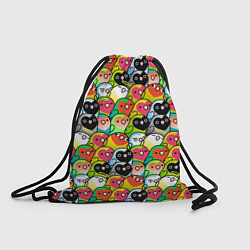 Рюкзак-мешок Папуги, цвет: 3D-принт