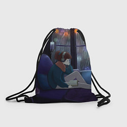 Рюкзак-мешок СИЖУ ДОМА, цвет: 3D-принт