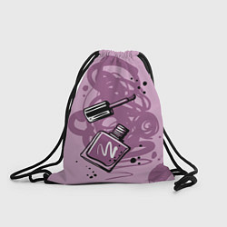 Рюкзак-мешок Лак для ногтей, цвет: 3D-принт