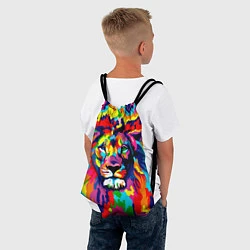 Рюкзак-мешок Лев Artistic Art, цвет: 3D-принт — фото 2
