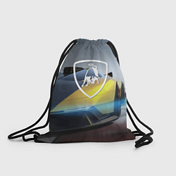 Рюкзак-мешок Lamborghini - Italy, цвет: 3D-принт