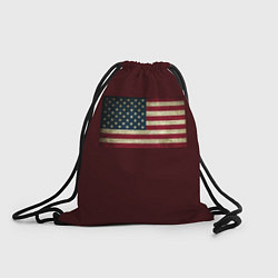 Рюкзак-мешок USA флаг, цвет: 3D-принт