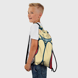 Рюкзак-мешок Fluttershy cute, цвет: 3D-принт — фото 2