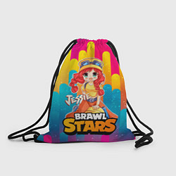 Рюкзак-мешок Jessie Brawl Stars anime style, цвет: 3D-принт