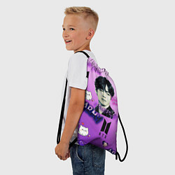 Рюкзак-мешок I purple you, цвет: 3D-принт — фото 2
