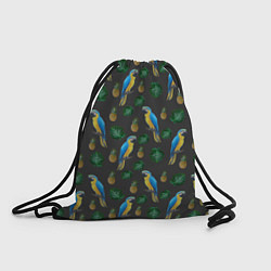 Рюкзак-мешок Попугай Ара, цвет: 3D-принт