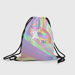 Рюкзак-мешок ЕДИНОРОГ, цвет: 3D-принт