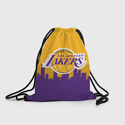 Рюкзак-мешок LOS ANGELES LAKERS, цвет: 3D-принт