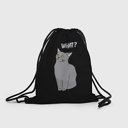Рюкзак-мешок What cat, цвет: 3D-принт