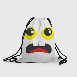 Рюкзак-мешок Испуганное лицо, цвет: 3D-принт