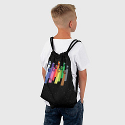 Рюкзак-мешок Among us, цвет: 3D-принт — фото 2