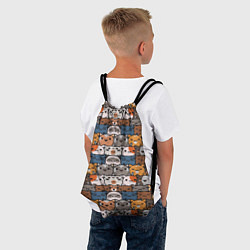 Рюкзак-мешок Котейки, цвет: 3D-принт — фото 2