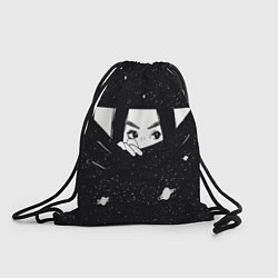 Рюкзак-мешок Девушка и космос, цвет: 3D-принт