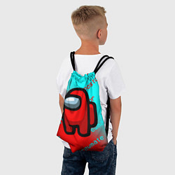 Рюкзак-мешок AMONG US - ImpostorCrewmate, цвет: 3D-принт — фото 2