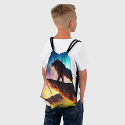 Рюкзак-мешок Лев, цвет: 3D-принт — фото 2