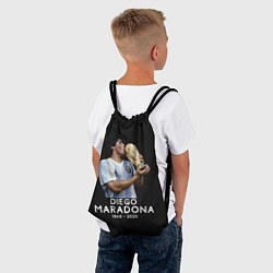 Рюкзак-мешок Diego Maradona, цвет: 3D-принт — фото 2