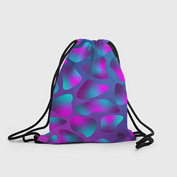 Рюкзак-мешок Неоновые капли, цвет: 3D-принт