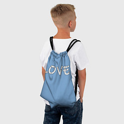 Рюкзак-мешок LOVE, цвет: 3D-принт — фото 2