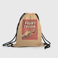 Рюкзак-мешок FIght Covid19, цвет: 3D-принт