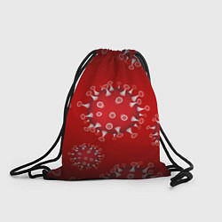 Рюкзак-мешок Вирусяка, цвет: 3D-принт