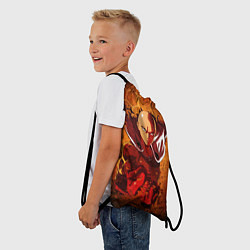 Рюкзак-мешок Ванпанчмен, цвет: 3D-принт — фото 2
