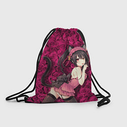 Рюкзак-мешок Куруми Токисаки, цвет: 3D-принт
