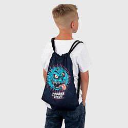 Рюкзак-мешок CoronaMonster, цвет: 3D-принт — фото 2