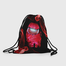 Рюкзак-мешок AMONG US - КРАСНЫЙ, цвет: 3D-принт