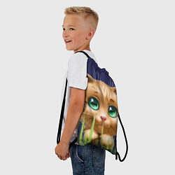 Рюкзак-мешок Зелёная трава, цвет: 3D-принт — фото 2