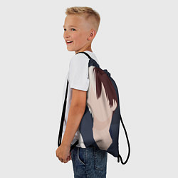 Рюкзак-мешок Шото Тодороки силуэт, цвет: 3D-принт — фото 2