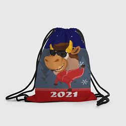 Рюкзак-мешок Бычара 2021, цвет: 3D-принт