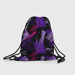 Рюкзак-мешок Ткань замазанная краской, цвет: 3D-принт