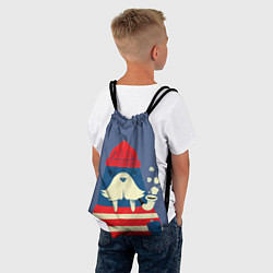 Рюкзак-мешок Морж, цвет: 3D-принт — фото 2