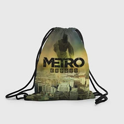 Рюкзак-мешок Metro logo, цвет: 3D-принт